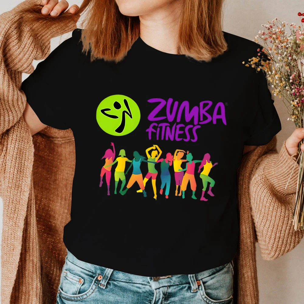 

Женские футболки с принтом Zumba, модные трендовые женские топы, кавайная футболка, одежда в стиле Харадзюку, графическая футболка, топ, футбол...