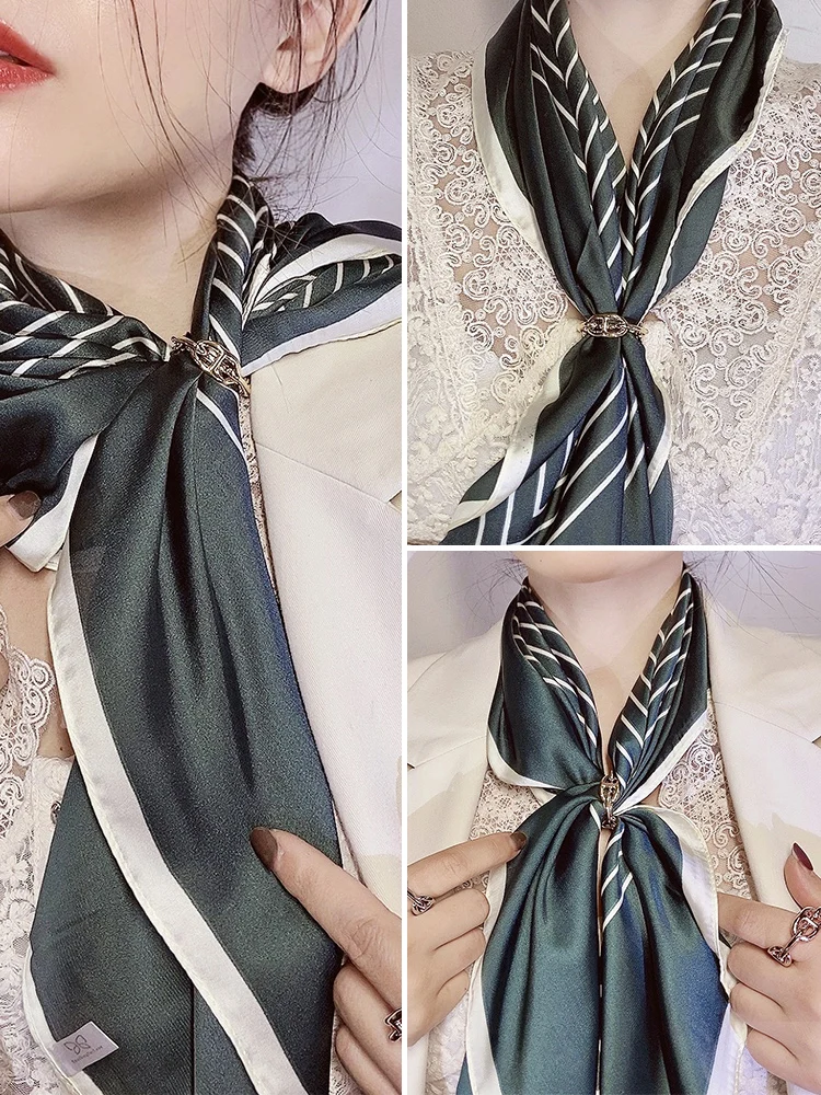 

Eperons HIJAB RING Scarf Buckle 90cm Shawls Scarf Button Holder Elegant Style Accessories
