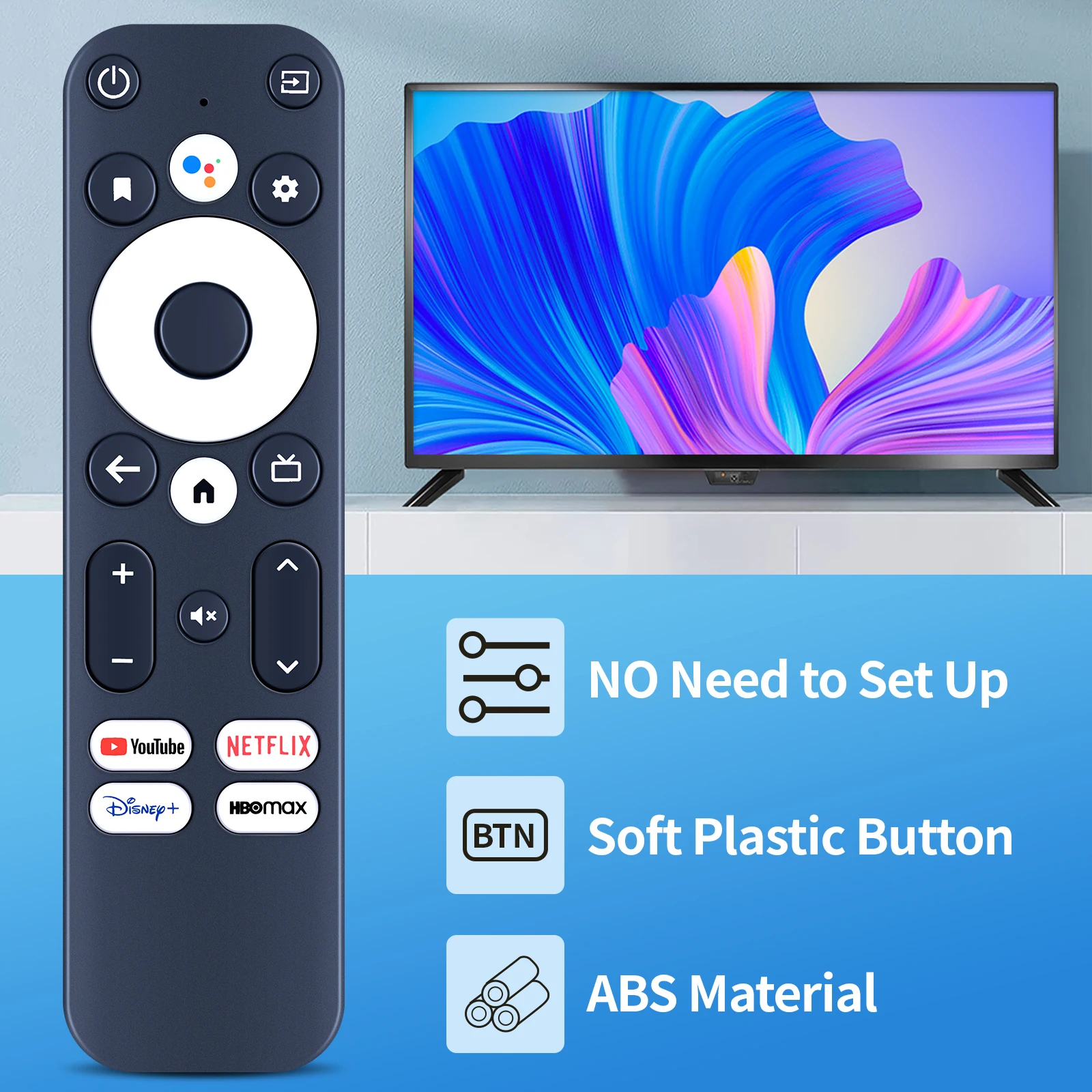 Новый голосовой пульт дистанционного управления для Onn 100024646 100026240 Android TV 4K UHD Stick Box