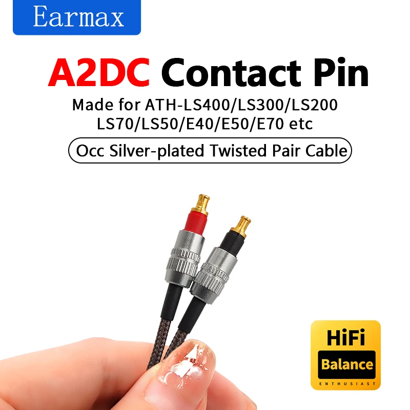 Сменный кабель для наушников Audio Technica ATH-MSR7B SR9 ES750 ES770H ESW950 ESW990H ADX5000 WP900 AP2000Ti AWAS AWKT A2DC