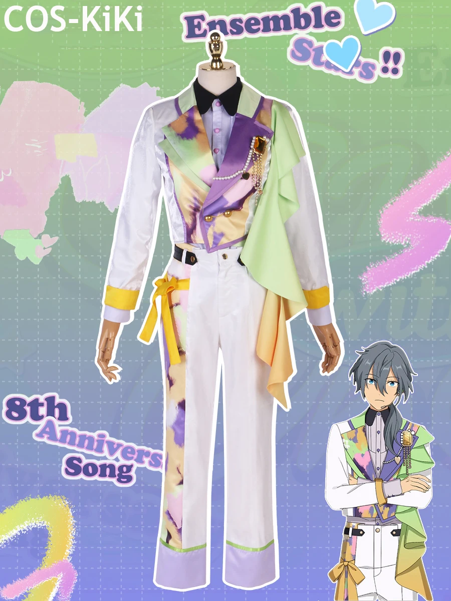 

COS-KiKi Ensemble Stars 8th Anniversary Song Tenma Mitsuru/Kazehaya Tatsumi/Yuuki Makoto Cosplay Costume Halloween Party Outfit