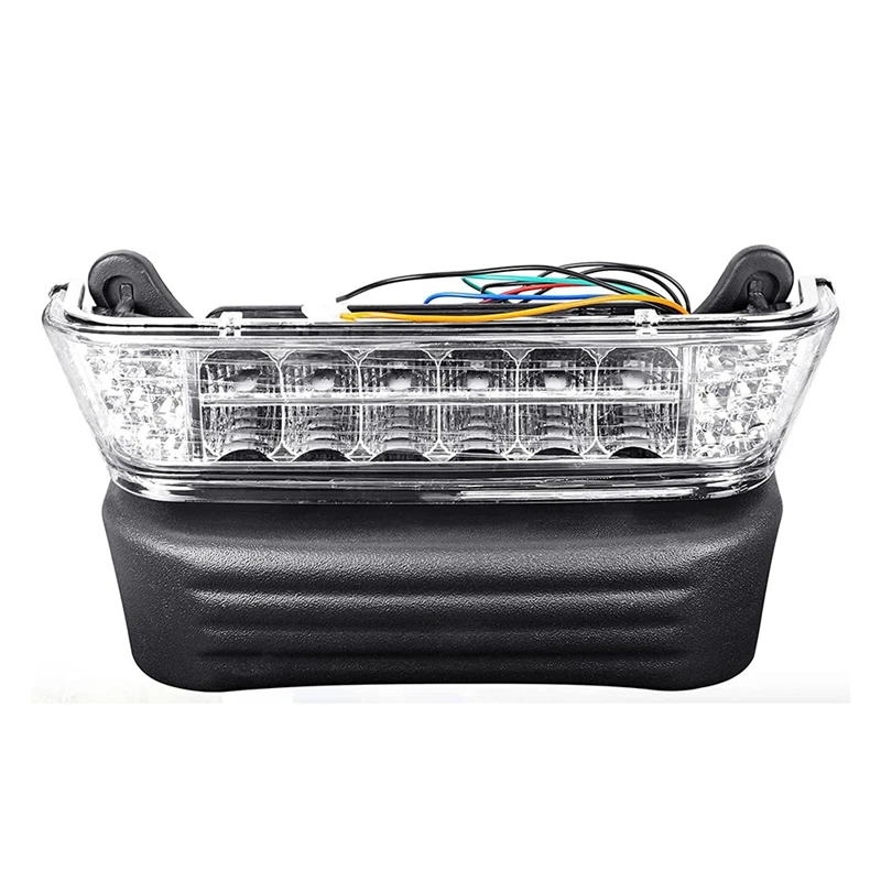 12V Deluxe LED Golf Cart Head Light With Bumper For Club Car