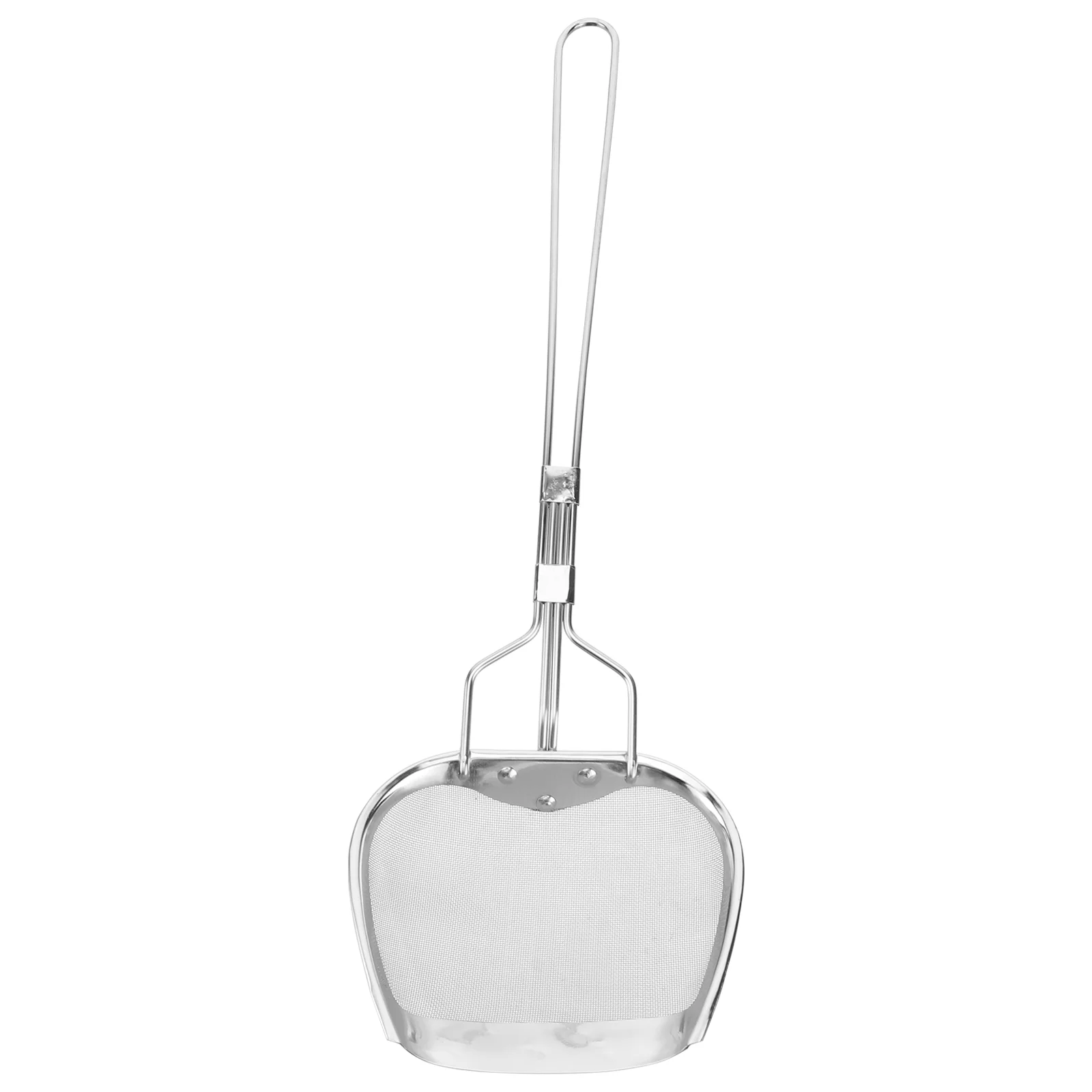 

Stainless Steel Oil Strainer Mesh Colander Spoon Square Filter Soup Strainer Cooking Strainer Kitchen Tool