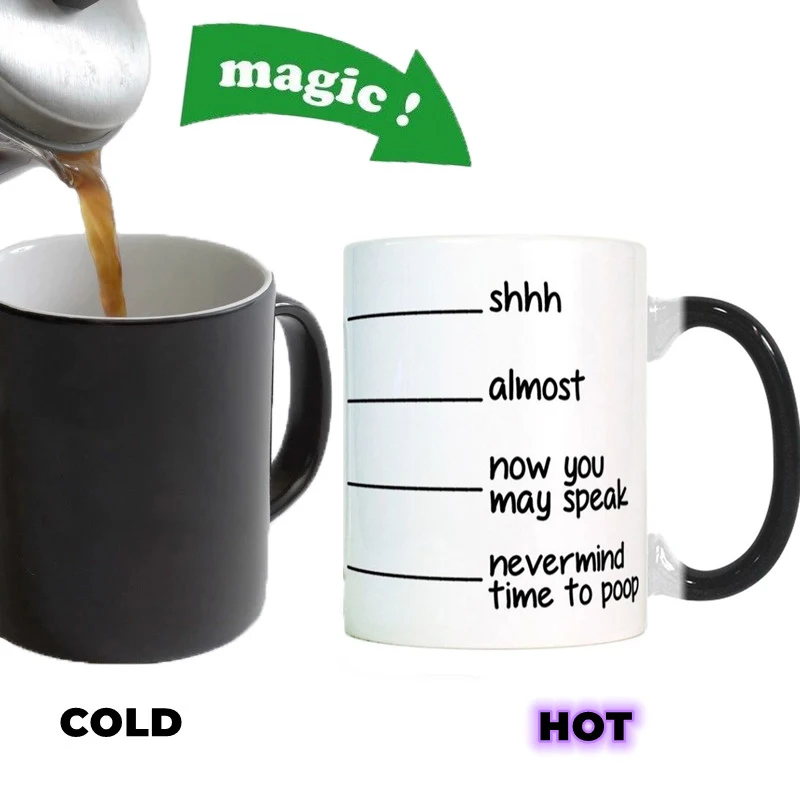 

Shhh Almost Now You May Speak Coffee Mug Ceramic Tea Mugen Home Decal Teaware Kitchen Coffeeware Drinkware Office Coworker Gifts