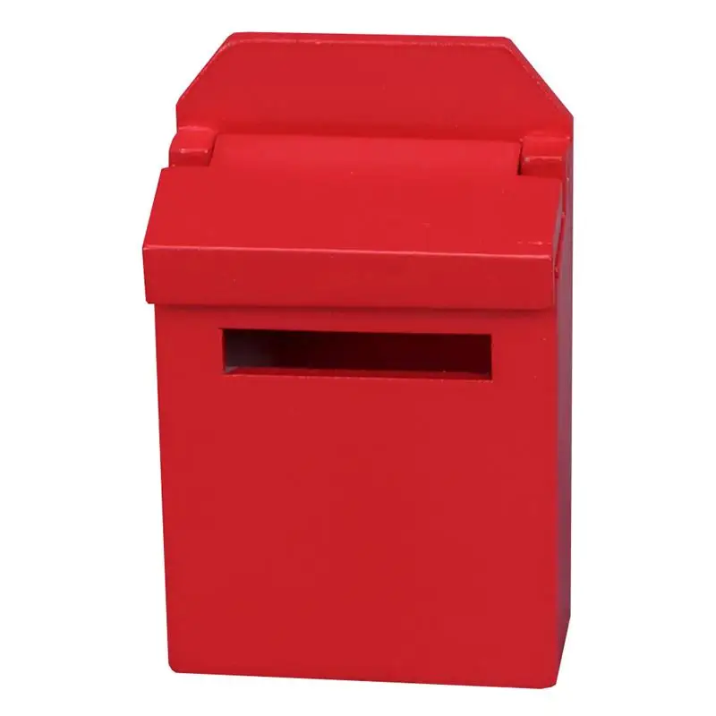 

1 шт., миниатюрный деревянный почтовый ящик