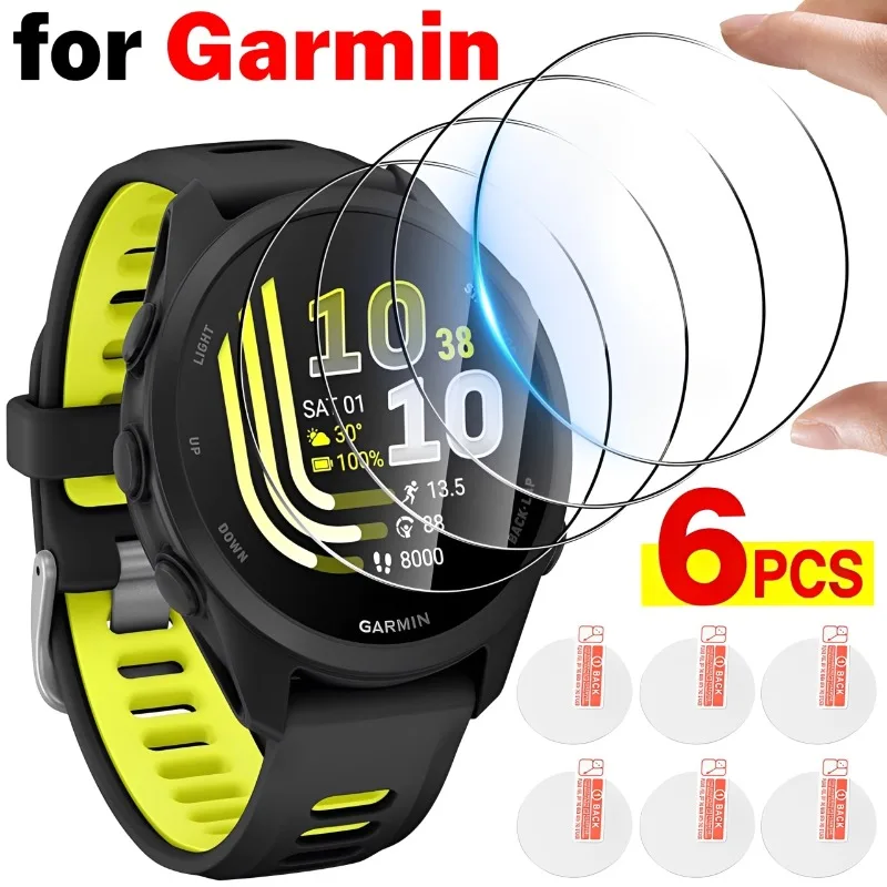 Фото 1/6 шт. Защитная пленка из закаленного стекла для экрана часов Garmin Forerunner 965 955 945 935 735XT 165 170 70 265 255 265S 255S №1