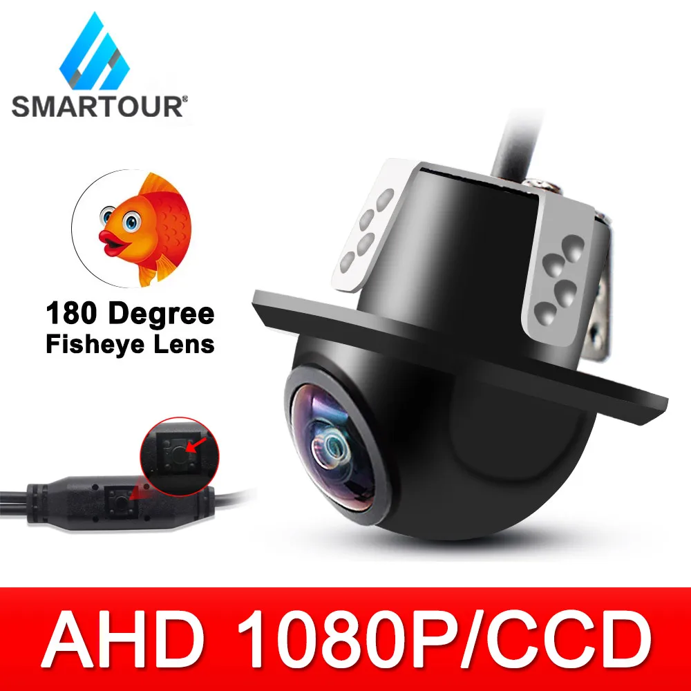 

Smartour HD Car Rear View Camera Universal Backup Parking Camera Night Vision Waterproof AHD 1080P Color Image Reversing Camera