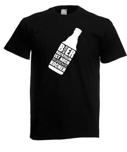 Футболка Herren l Bier kaltstellen ist wie kochen! L Größe до 5XL
