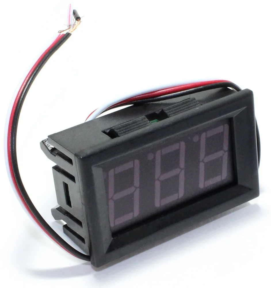 Вольтметр в корпусе 0 56&quot 0-100В (Зеленый) |