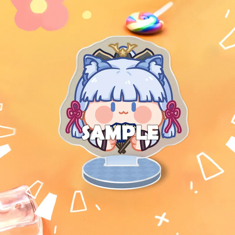 Аниме игра Genshin Impact Косплей акриловый стоячий знак мини шахматы мультфильм милый