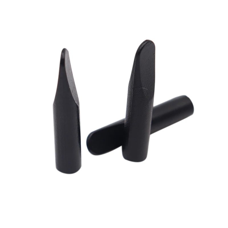 Coolstring Black Plastic Aglets 100pcs/pck Wholesale Shoelace Accessories Air Sneaker Boots Canvas Tape Trendy Lacetends Easytip