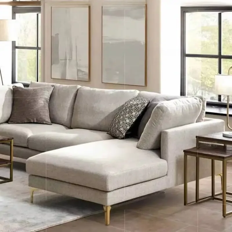 Европейский индивидуальный диван двухместный с подлокотником скандинавский