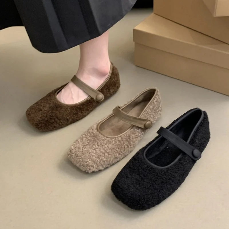 Женские замшевые ботинки на плоской подошве Дизайнерские повседневные для