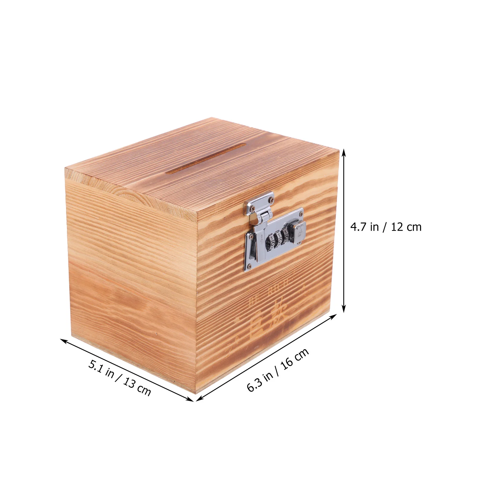 Password Lock Cash Box Gift Money Holder Saving Jar Decor Big Piggy Bank Baby for