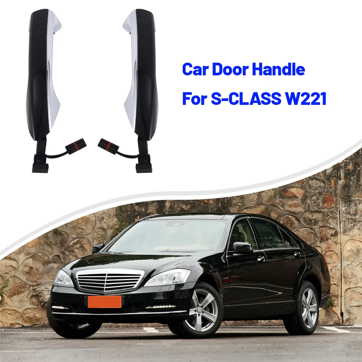 Автомобильная дверная ручка A2217600970 A2217601070 для Mercedes Benz S-CLASS W221 S300 S350L S500 S600 2006-2013