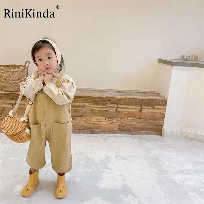 

RiniKinda 2022 New Children Toddler Boys Kids Solid Overalls Suspender Trousers Casual Baby Bib Pants Solid Outwear