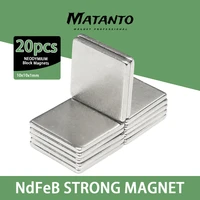 20300pcs 10x10x1 mm neodymium magnet 10mm1mm thin powerful ndfeb magnets 10x10x1mm block strong rare earth magnetic 10101