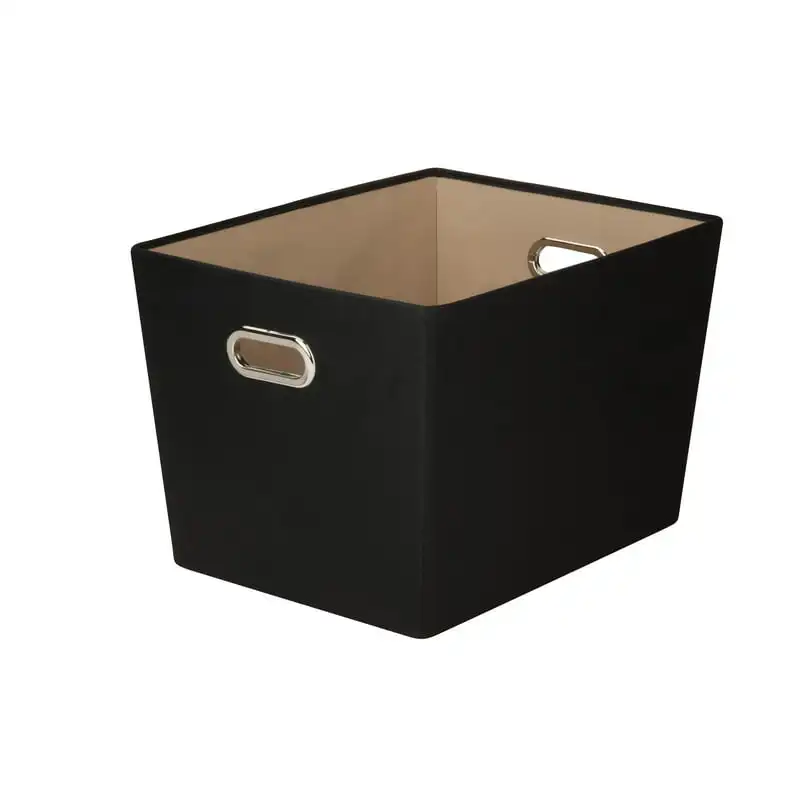 

Can Do Large Storage Bin, Black Mini cubo basura Trash can kitchen Garbage bags Kitchen trash can Outdoor trash can Car garbage