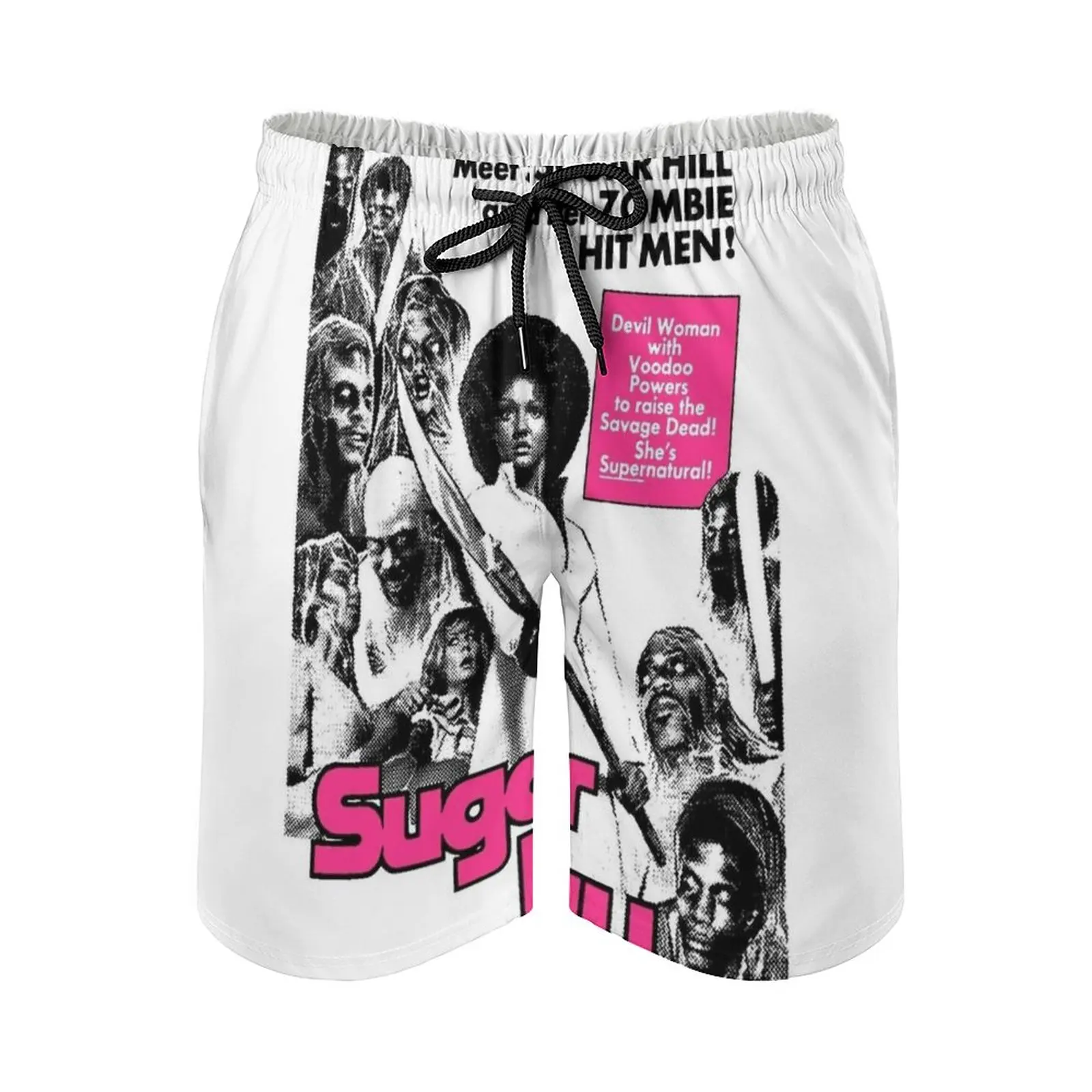 

Мужские спортивные шорты Sugar Hill Kill зомби, пляжные шорты для серфинга, плавки-боксеры для плавания, винтажные трусы в стиле ретро, эксплуатаци...