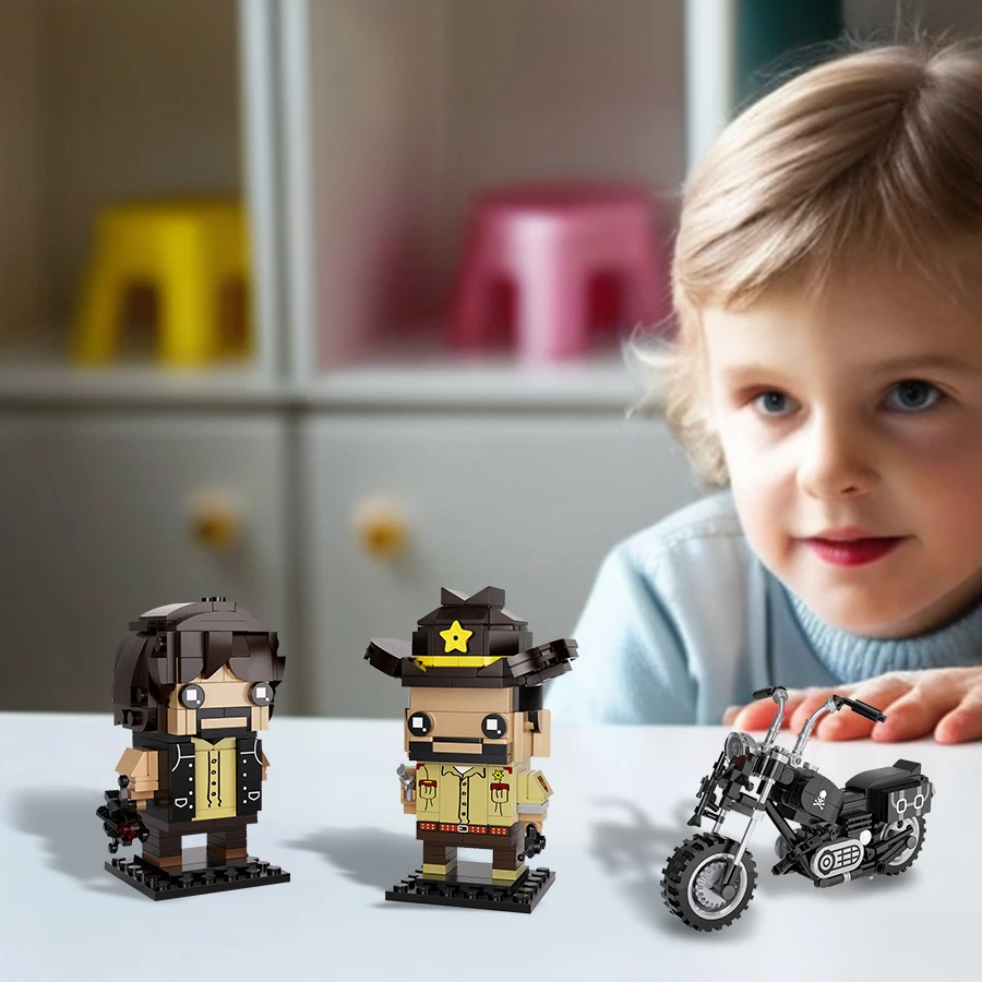 Конструктор Brickheadz Рик и Морти 3в1