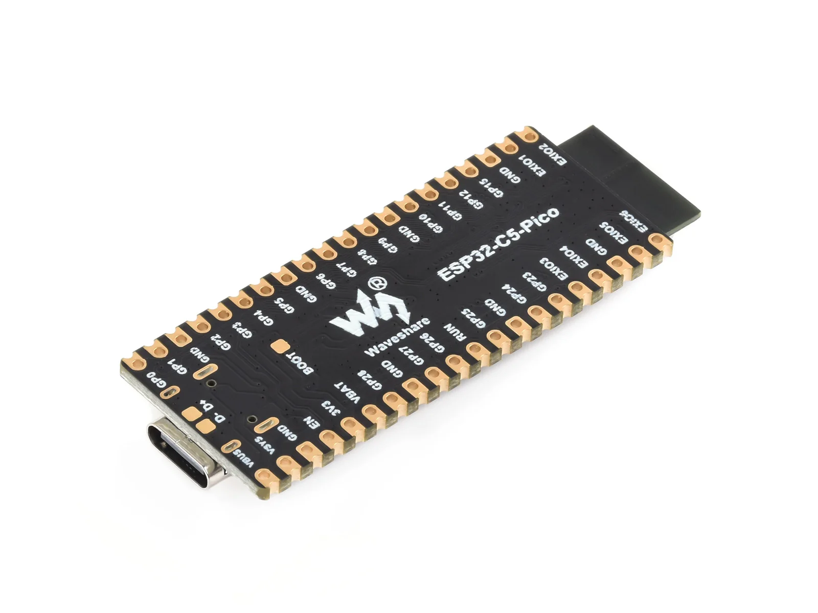 Фото Плата разработки Waveshare ESP32-C5 с двухдиапазонным Wi-Fi 6, одноядерный процессор 240 МГц, встроенный модуль серии ESP32-C5-MINI-1. №3
