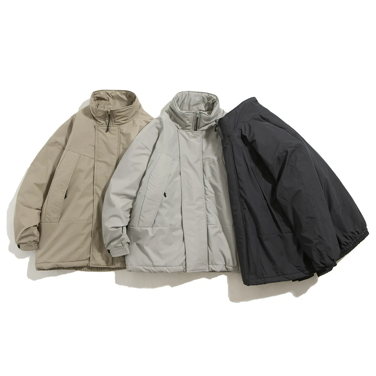 @YYDS Japanese Winter Fashion Stand Collar Work Clothes Cotton Clothes