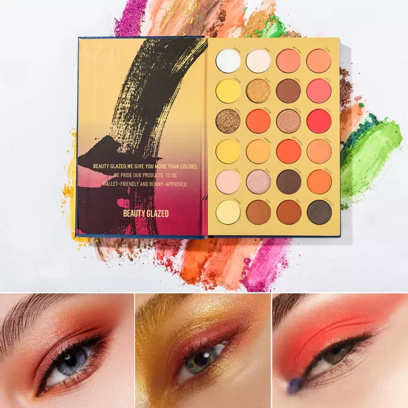 

NEW 72 Colors 3-layer Book Style Matte Pearlescent Shimmer Eyeshadow Palette Waterproof Long Lasting Eye Makeup TSLM1