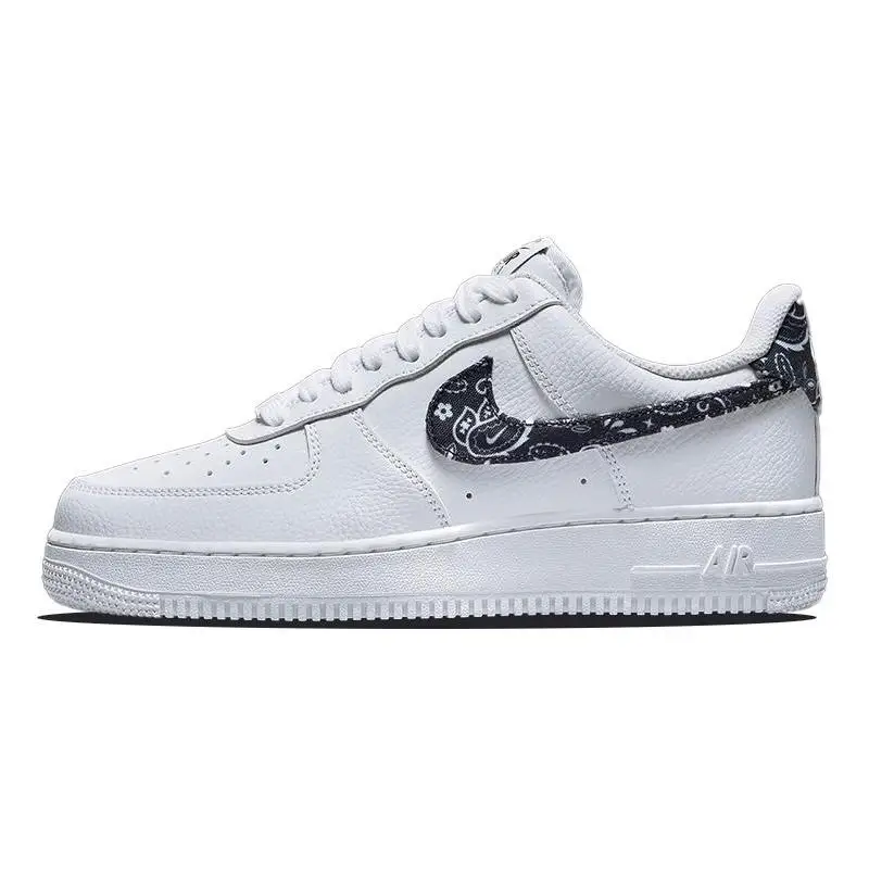 Женские кроссовки Nike Air Force 1 Low ✇ Essential White Black Paisley DH4406-101