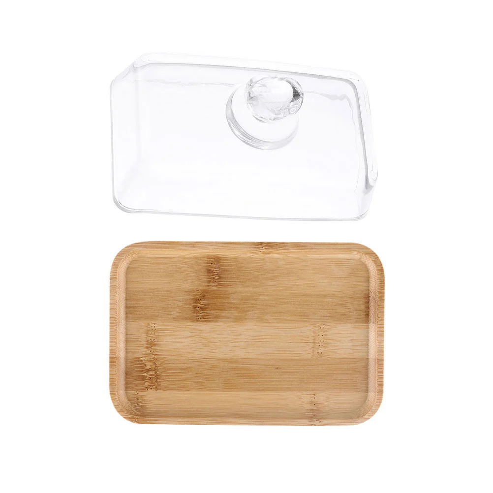 

Cake Dessert Butter Plate Domeplatter Tray Cover Stand Display Dishserving Server Cheese Cloche Holder Lid Appetizer Wood
