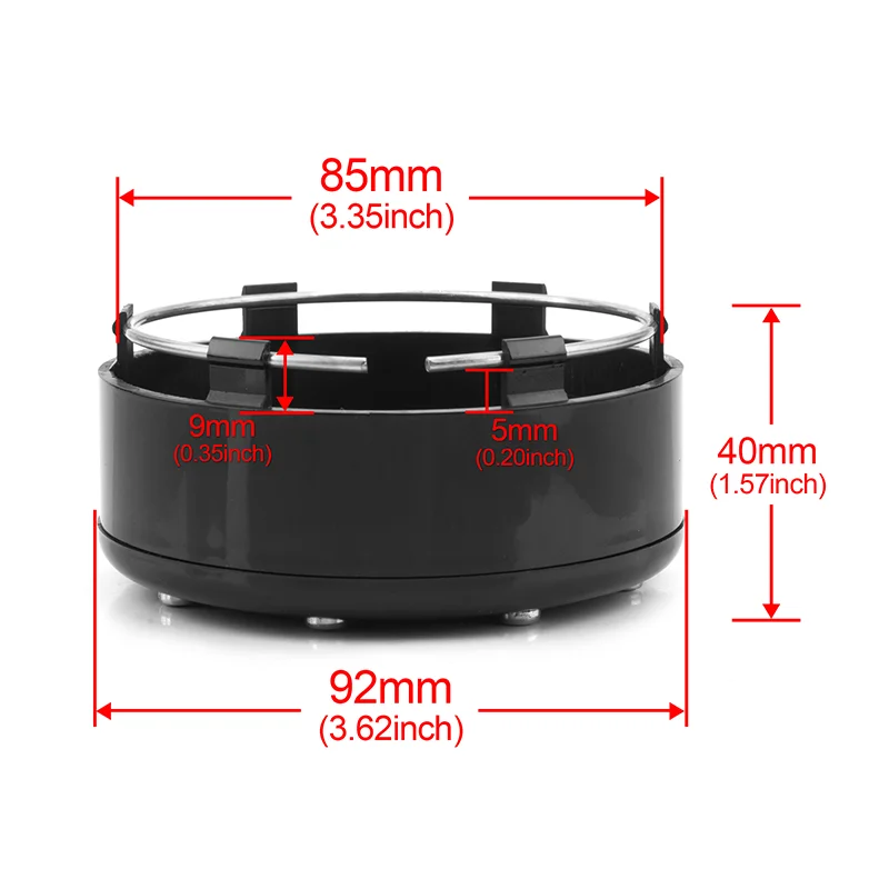 4 шт. 92 мм/3 62 дюйма 85 35 автомобильные колпачки для центра колес #81232090f-2 # C1080502b