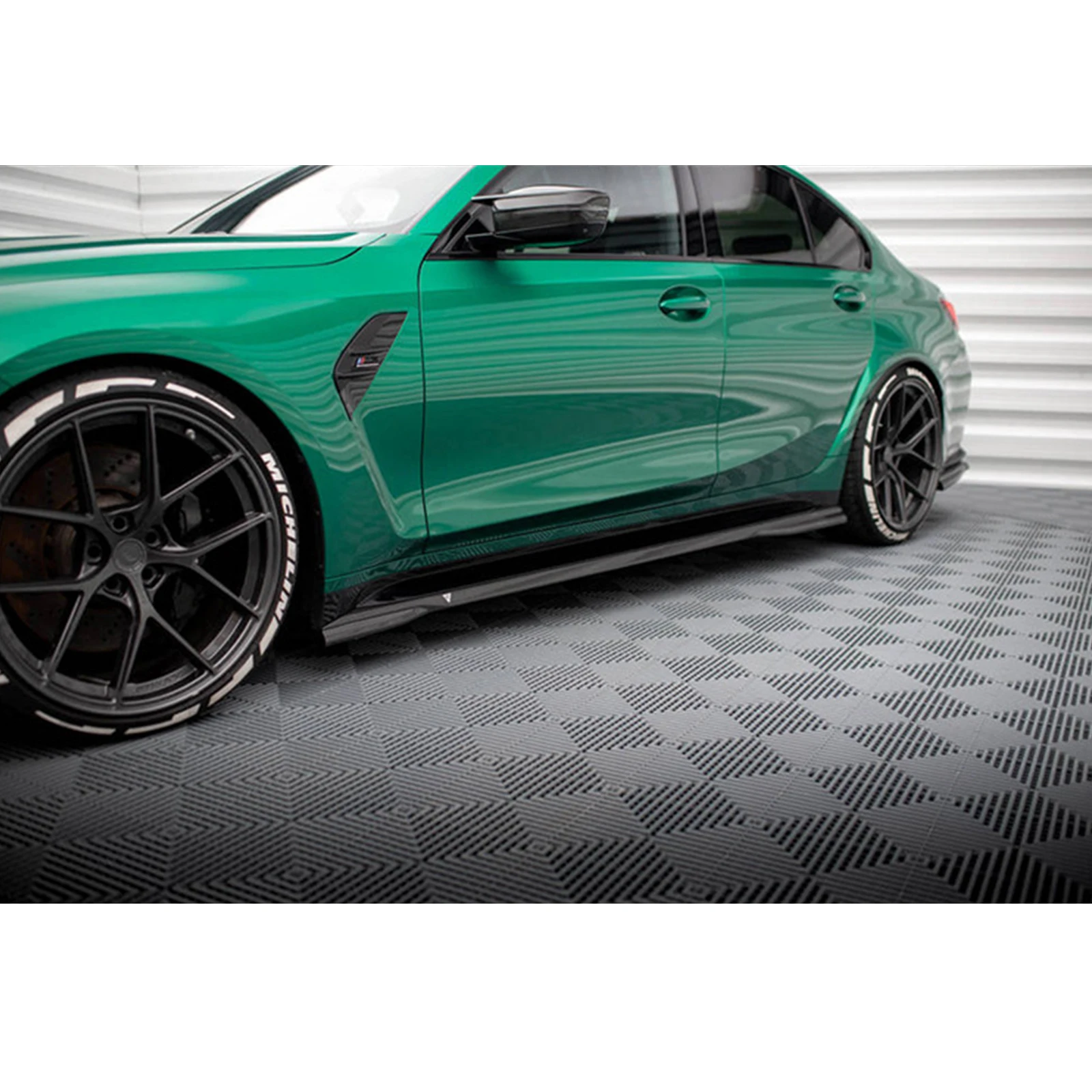 4 шт. автомобильная боковая юбка для BMW M3 G80 G81 2021-2023