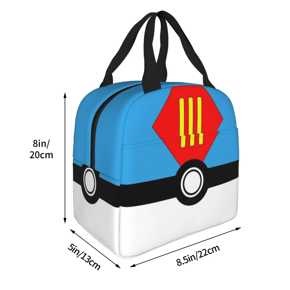 Изолированный Ланч-бокс с изображением монстра призрака японского аниме шариком