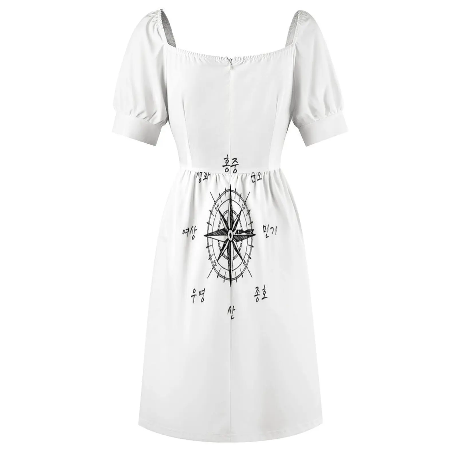 ATEEZ K-POP Платье с короткими рукавами женское платье элегантные платья вечерние для