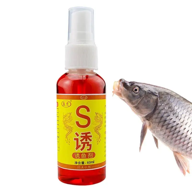 

60ml Fishing Baits Attractants Lures Liquid Attractant Natural Scent Drag For Sea River Freshwater Fish Effective Attract Fish
