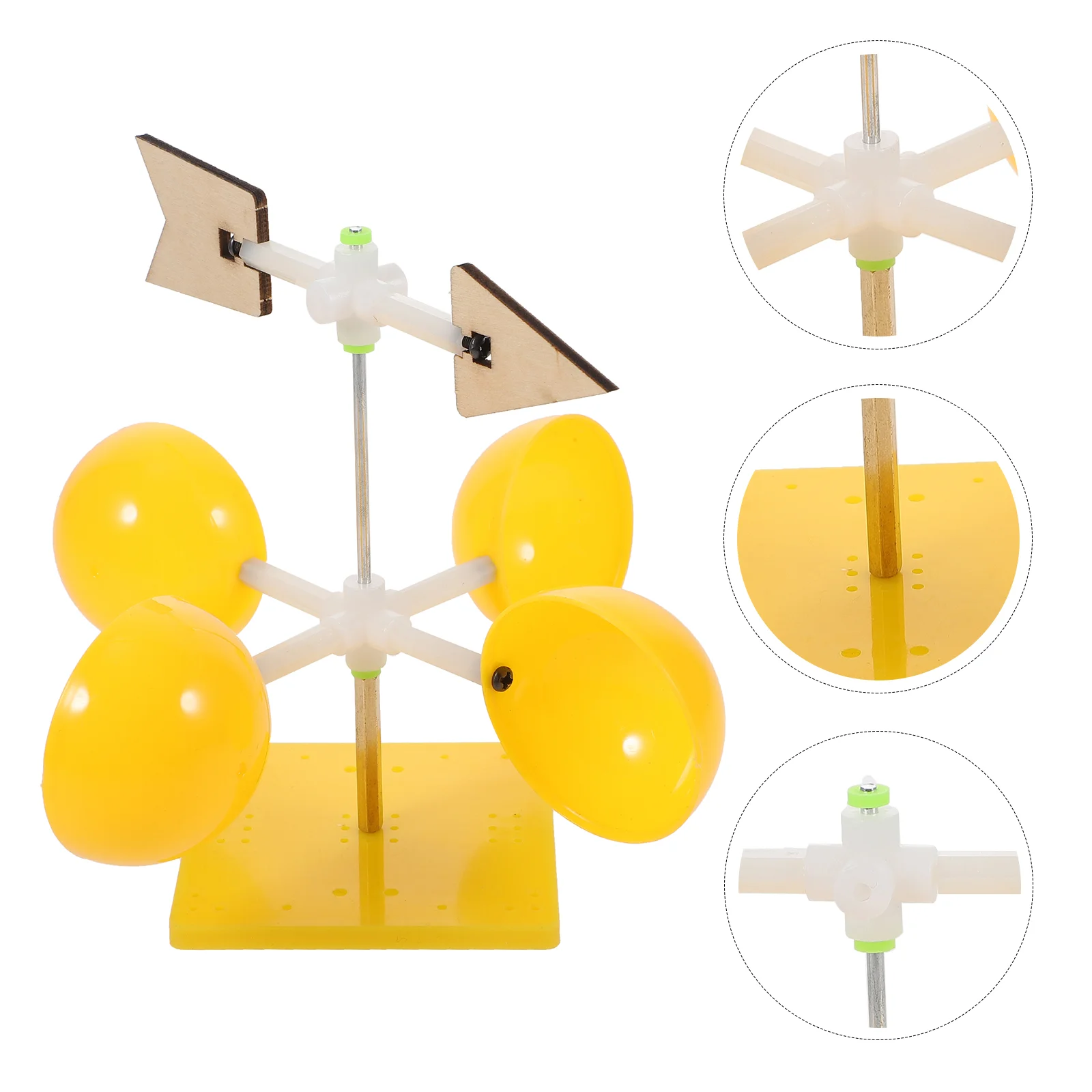 

Weather Wind Vane Kids Science Toy Kit Toys Station Vanes Diy Assembly Weathervane Model Windmill Plastic Indicator Tools