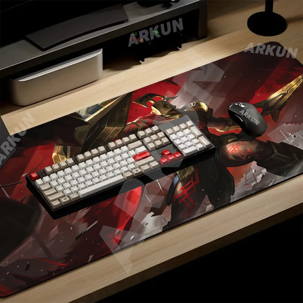 XXL Popular League of Legends Chosen the Wolf Cool Ambessa Pantheon Katarina Mouse Pad Computer Gaming Accessories Mat