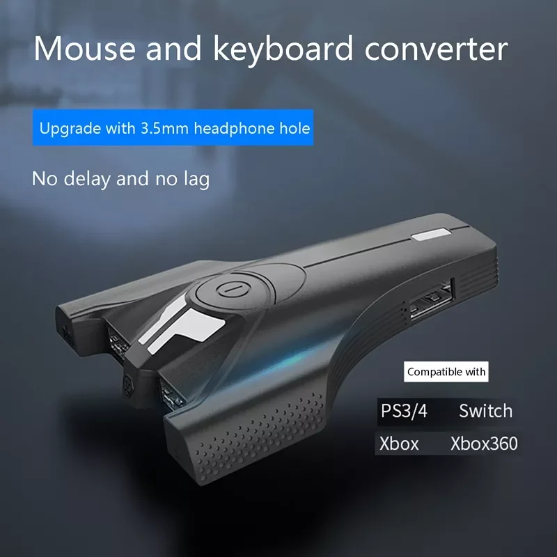 

Game Controller Keyboard Mouse Converter for PS3 PS4 ONE 360 SWITCH Game Console with Customized Button