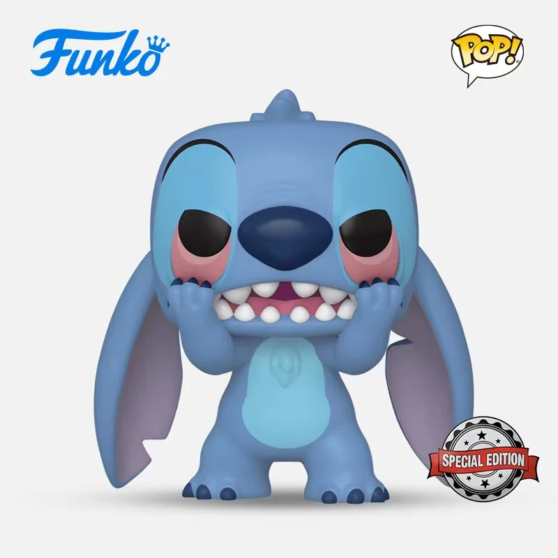 Оригинальная фигурка Funko Pop Stitch Skull Kawaii Lilo & коллекция статуй украшение детская