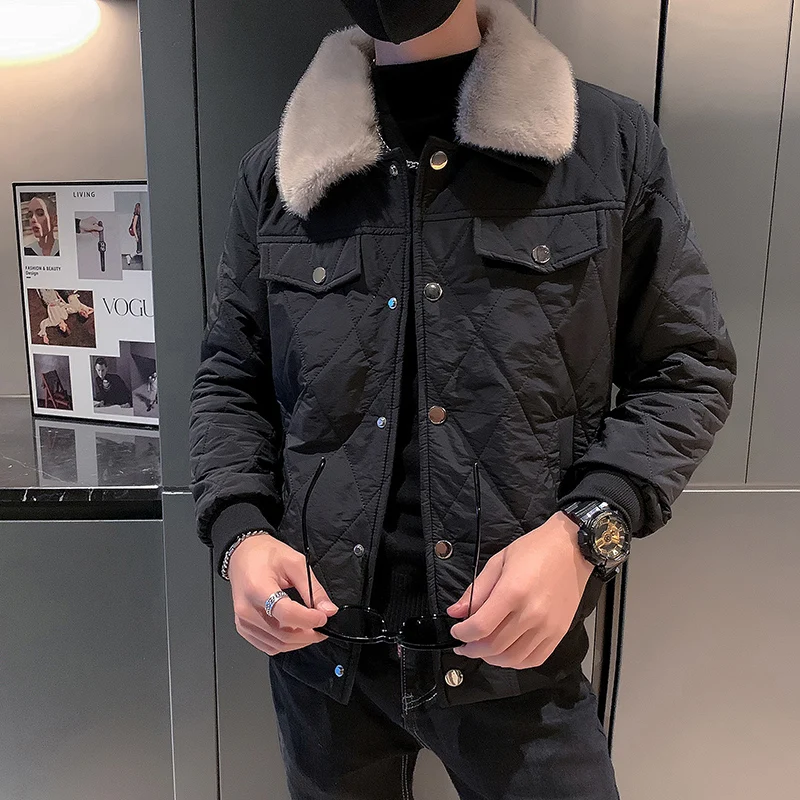 

2023 New Men's Fashion Winter Warm High Quality Parkas Jackets Men's Casual Outwear Parkas Coat Male Jacket Clothing Y41