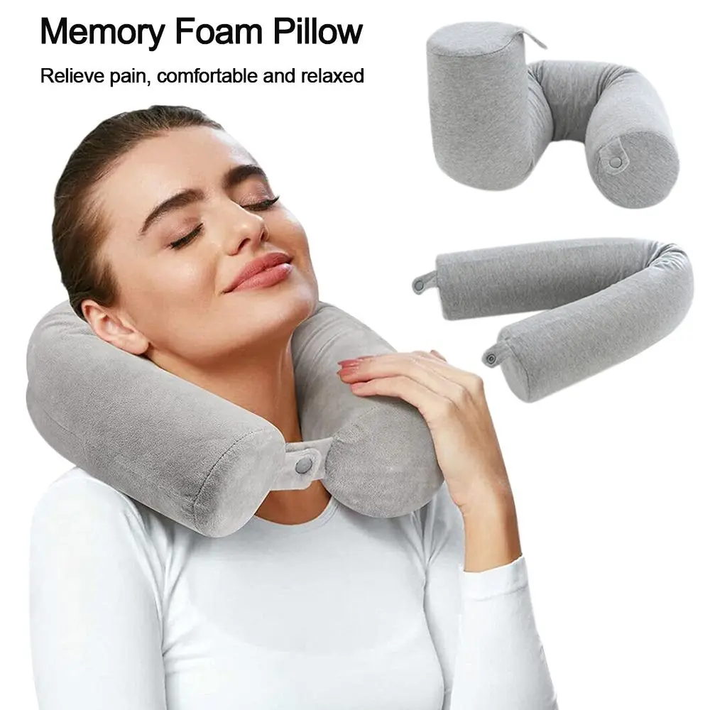 

Memory Form Neck Protection U-shaped Bedding Pillow Neck Pillow Twist Travel Pillow Neck&Head Support