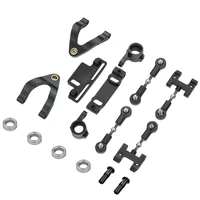 full metal upperlower swing arms kits with bearing wheel axle for wpl mini truck d12 accessories