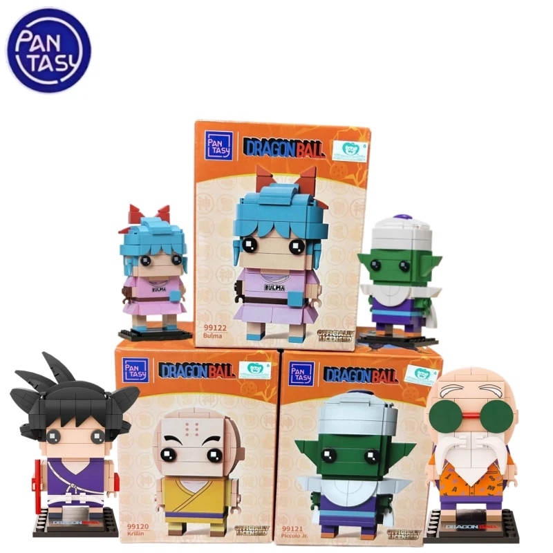 Фото Новые строительные блоки Pantasy: Серия Dragon Ball, сборная модель персонажей Пикколо и Гоку, настольное украшение, праздничный подарок, игрушка №2
