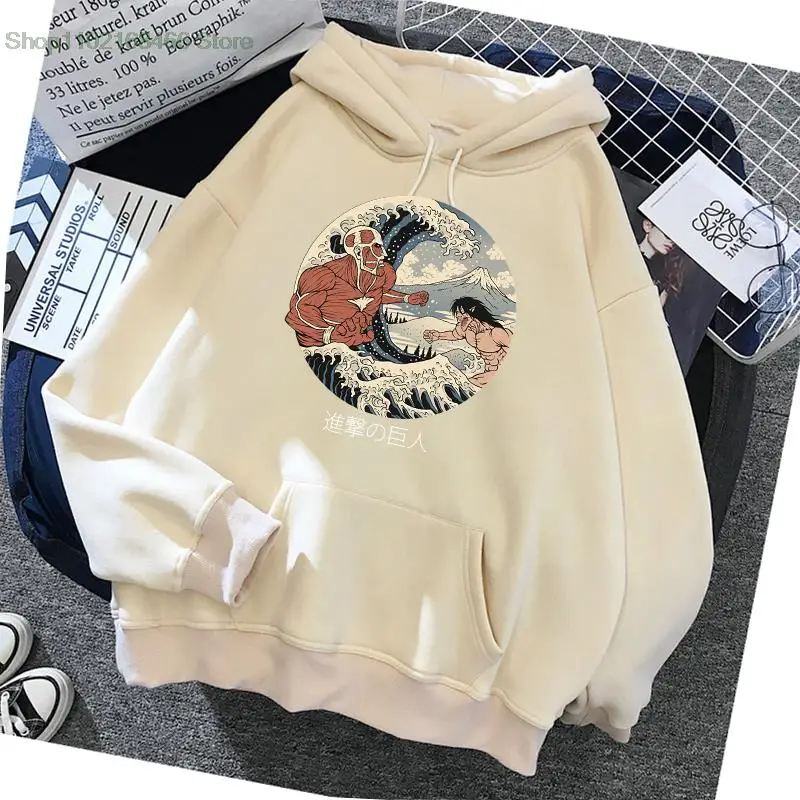 

New Japanese Anime Attack on Titan Hoodies Men Jiyuu No Tsubasa Titans Attack Graphic Streetwears Unisex Levi Sweatshirts Male