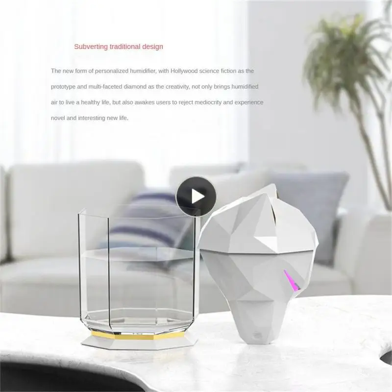 

Air Humidifier Portable Humidifier 650ml Electric Essential Oil Humidifier For Home Office Wolf Usb Cool Mist Sprayer