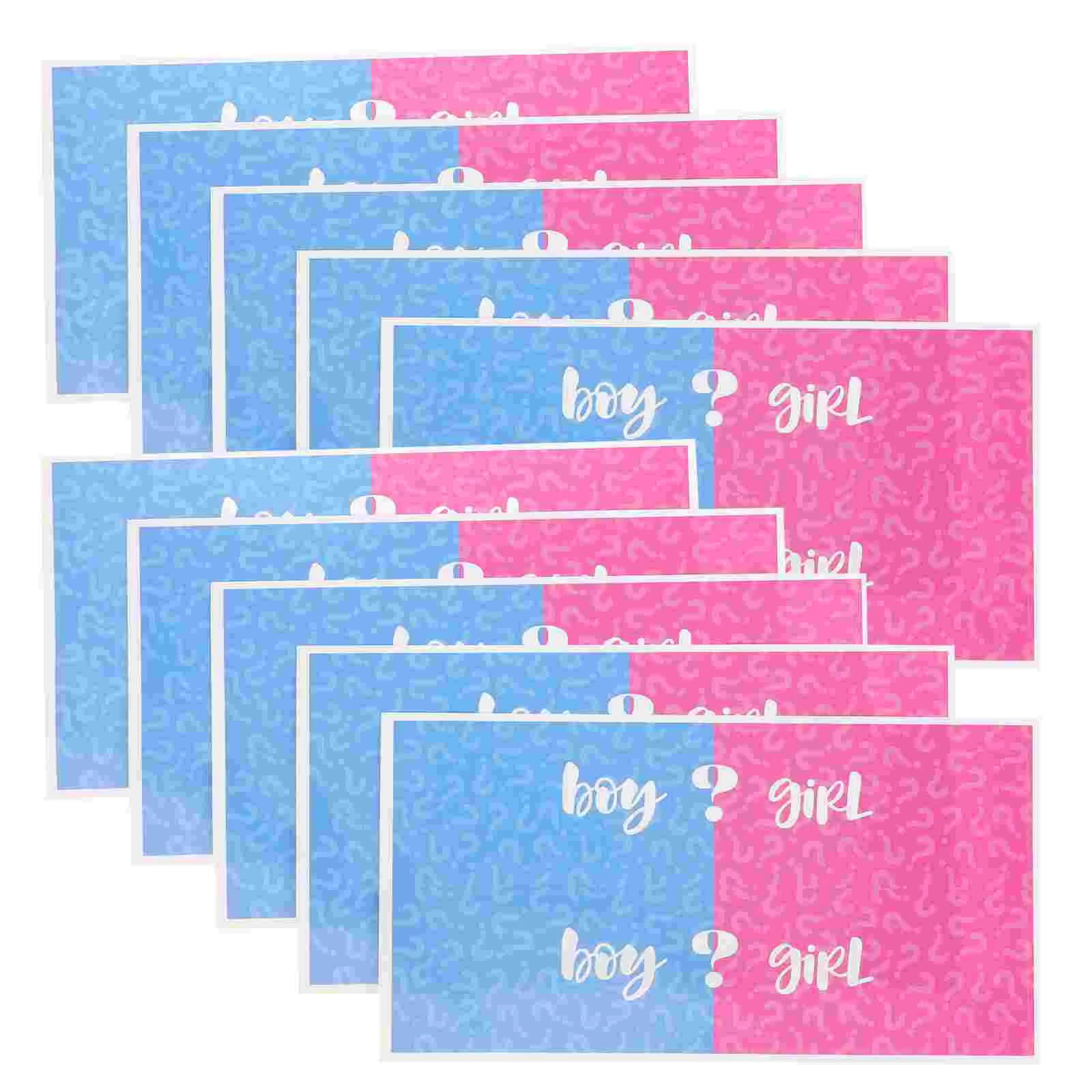 

Props Baby Gender Revealing Party Supplies Water Bottle Sticker Shower Decorations Birthday