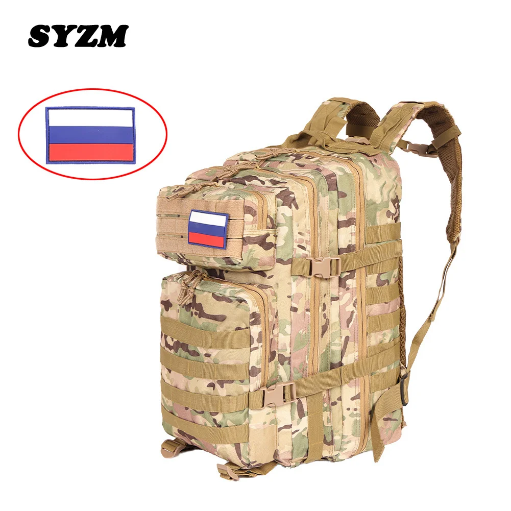 

50L Military Backpack 900D Nylon Waterproof Tactical Rucksacks Outdoor Sports Camping Hiking Trekking Fishing Hunting Bag
