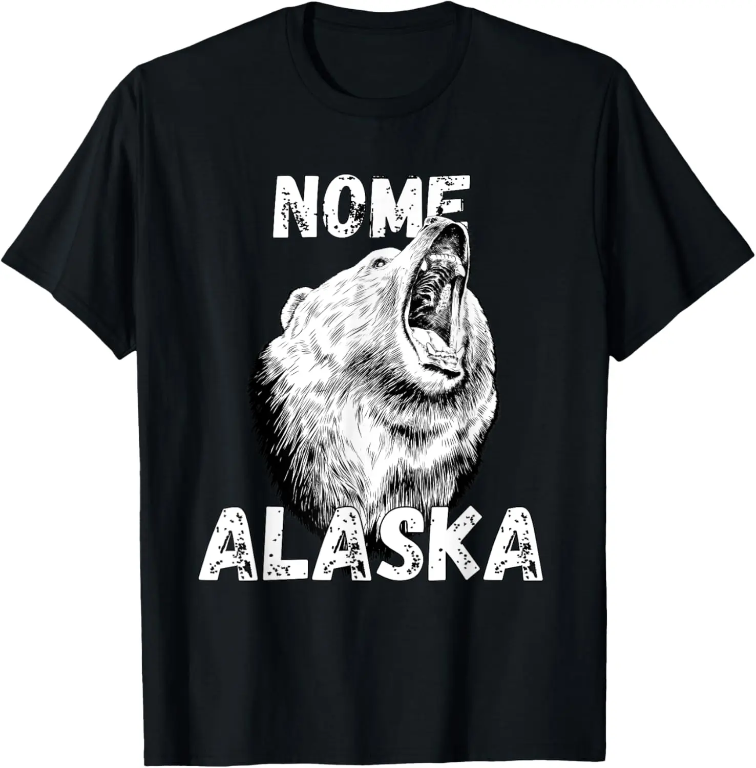 Сувенирная футболка в стиле ретро Nome AK Alaska City Apparel