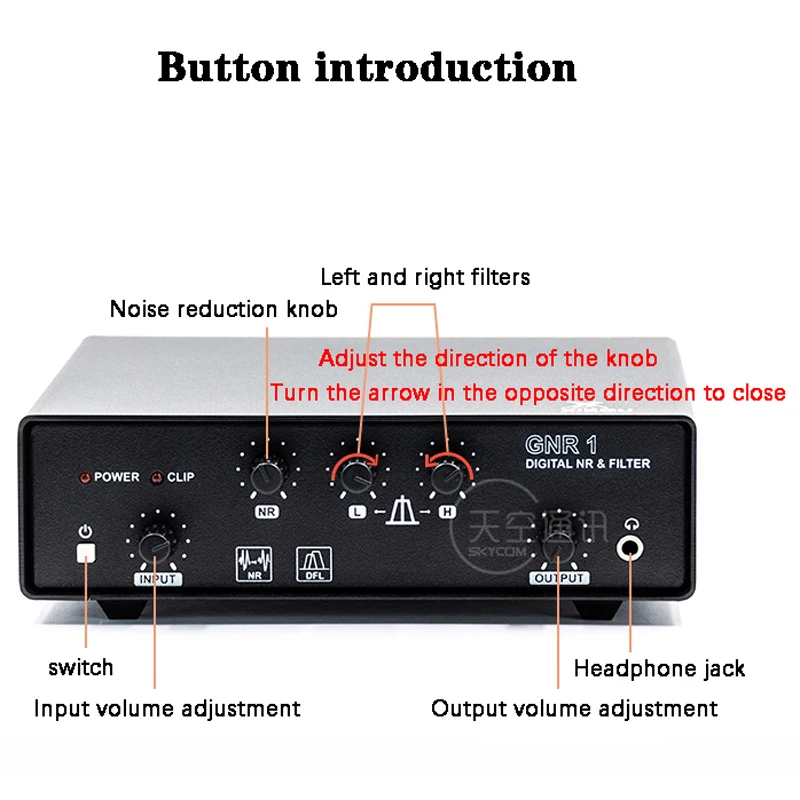 XIEGU GNR1 Radio Noise Filter DSP Audio Noise Filter For HAM/HF/SWLer Radios X6100 G90 G1M X5105