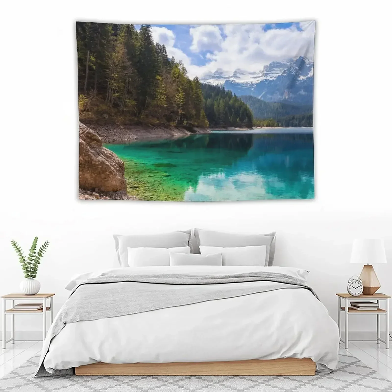 Гобелен Озеро обои домашний декор украшения для комнаты эстетический гобелен