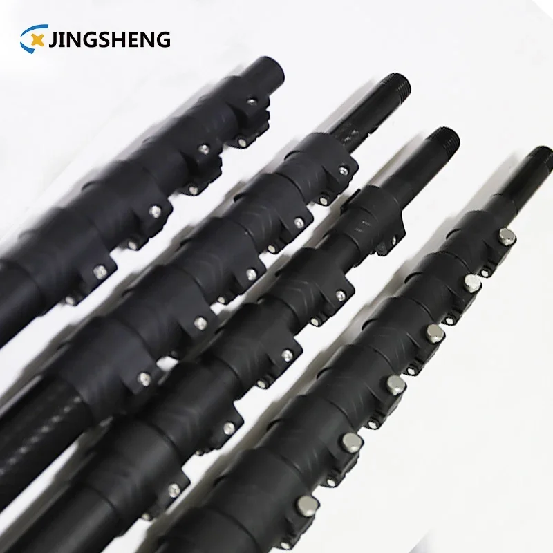 Зажим Телескопическая стойка из углеродного волокна с поворотным замком для